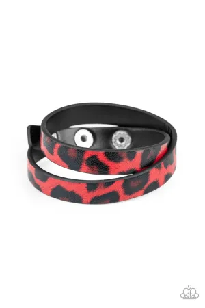 Paparazzi All GRRRirl - Cheetah Wrap Bracelet