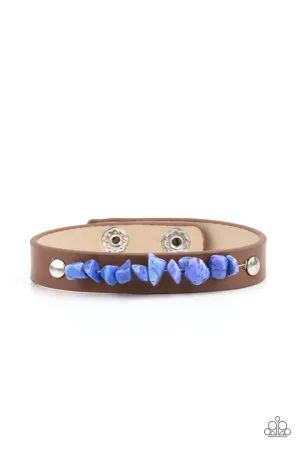 Paparazzi - Pebble Paradise - Blue Bracelet