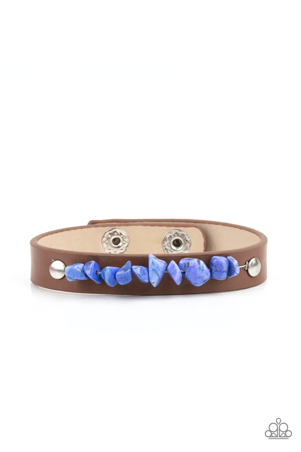 Paparazzi - Pebble Paradise - Blue Bracelet