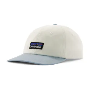 Patagonia - P-6 Label Trad Cap - Birch White w/Fleck Blue