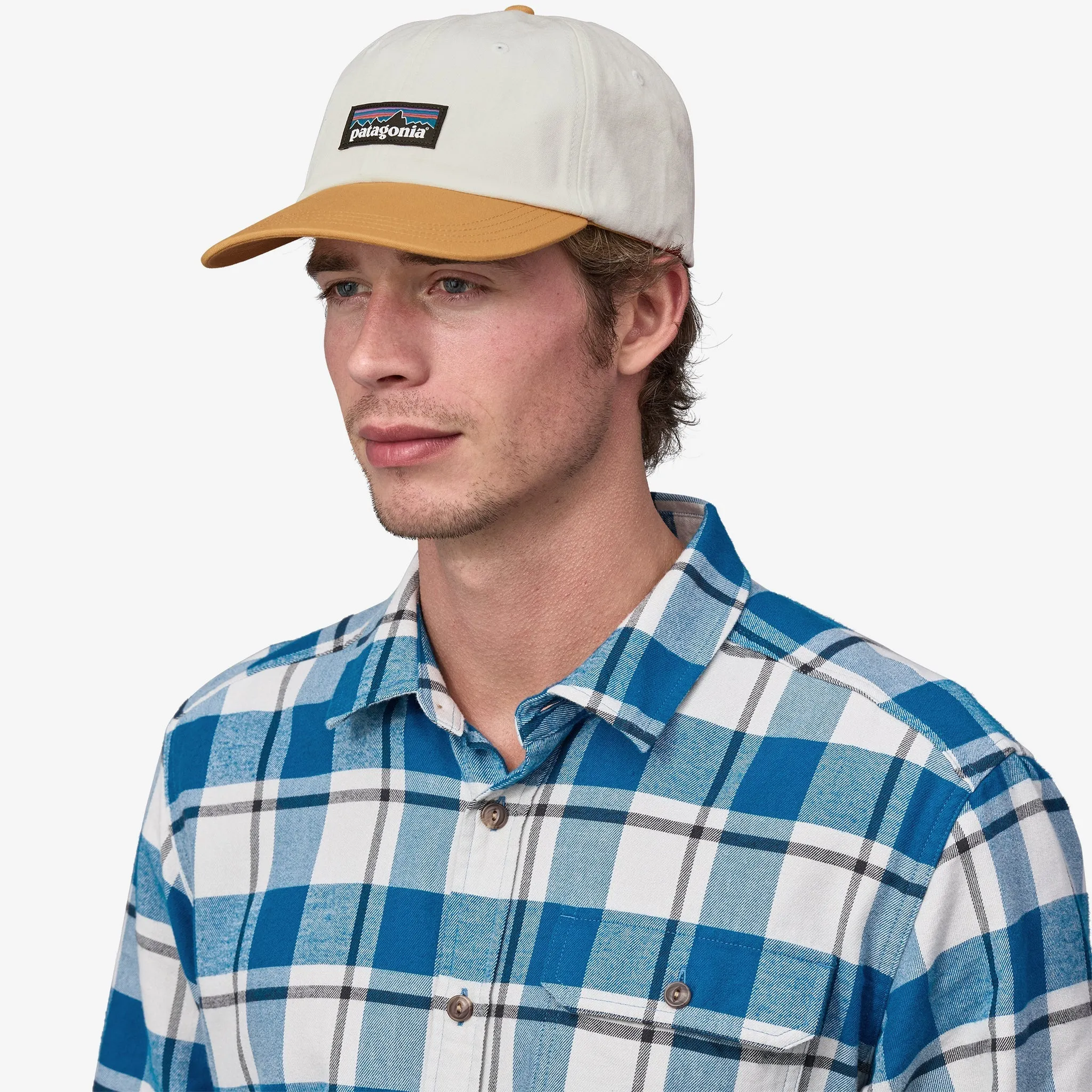 Patagonia P-6 Label Trad Cap - Birch White