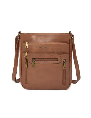 PATSY VEGAN XBODY BAG-TAN
