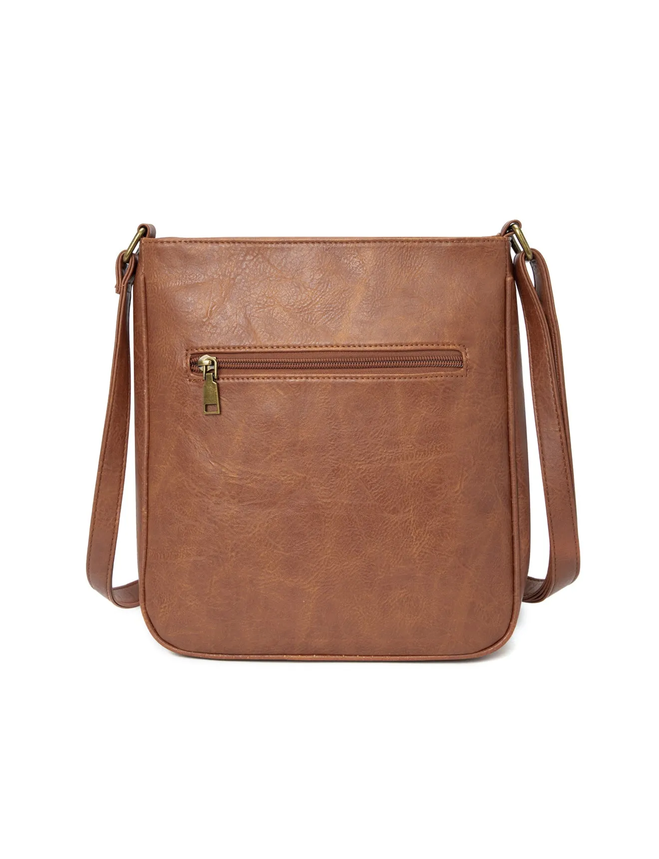 PATSY VEGAN XBODY BAG-TAN
