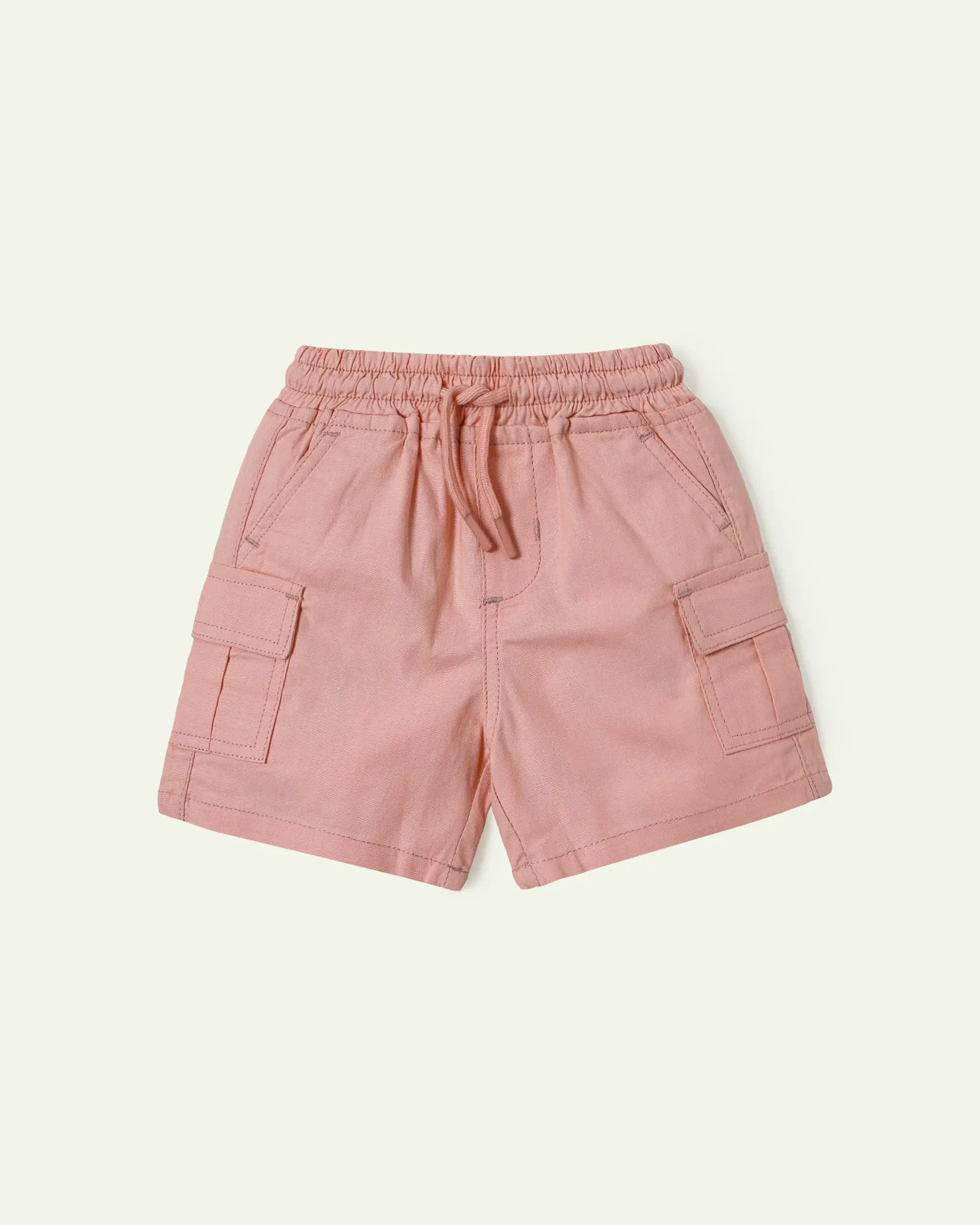 Peach Cargo Shorts