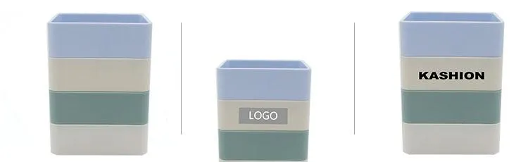 Pen Holder Made Of Stackable Square Compartments