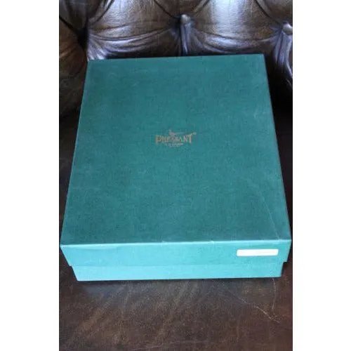 pheasant by R.D.Gomez made in Spain Bourdeux  Leather  Case & Cutter