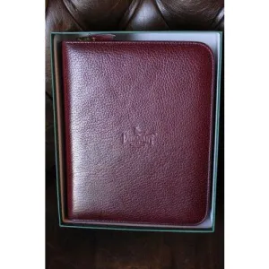 pheasant by R.D.Gomez made in Spain Bourdeux  Leather  Case & Cutter