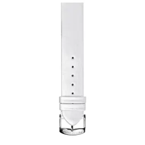 PHILIP STEIN Signature White Silk Strap Size 2