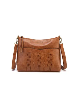 PHILOMENA LARGE VEGAN XBODY BAG- XB-2349-TAN- NEW IN