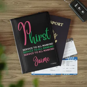 Phirst Personalized Passport Cover