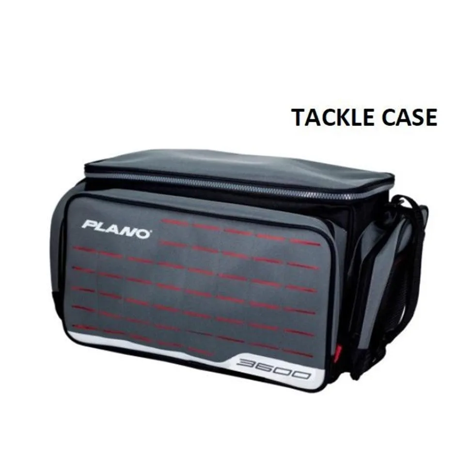 PLANO 3600 TACKLE CASE WEEKEND SERIES GREY INCS 2 STOWAWAYS