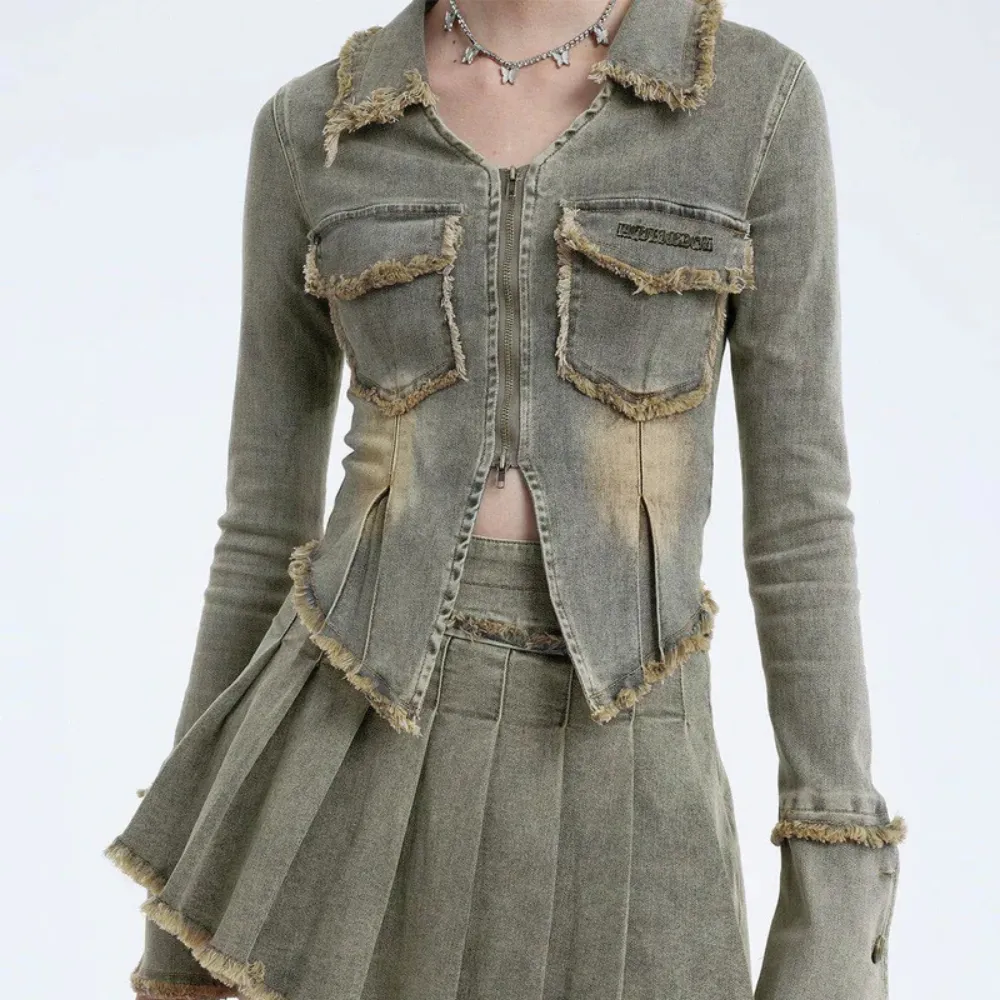 Playful Denim Jacket