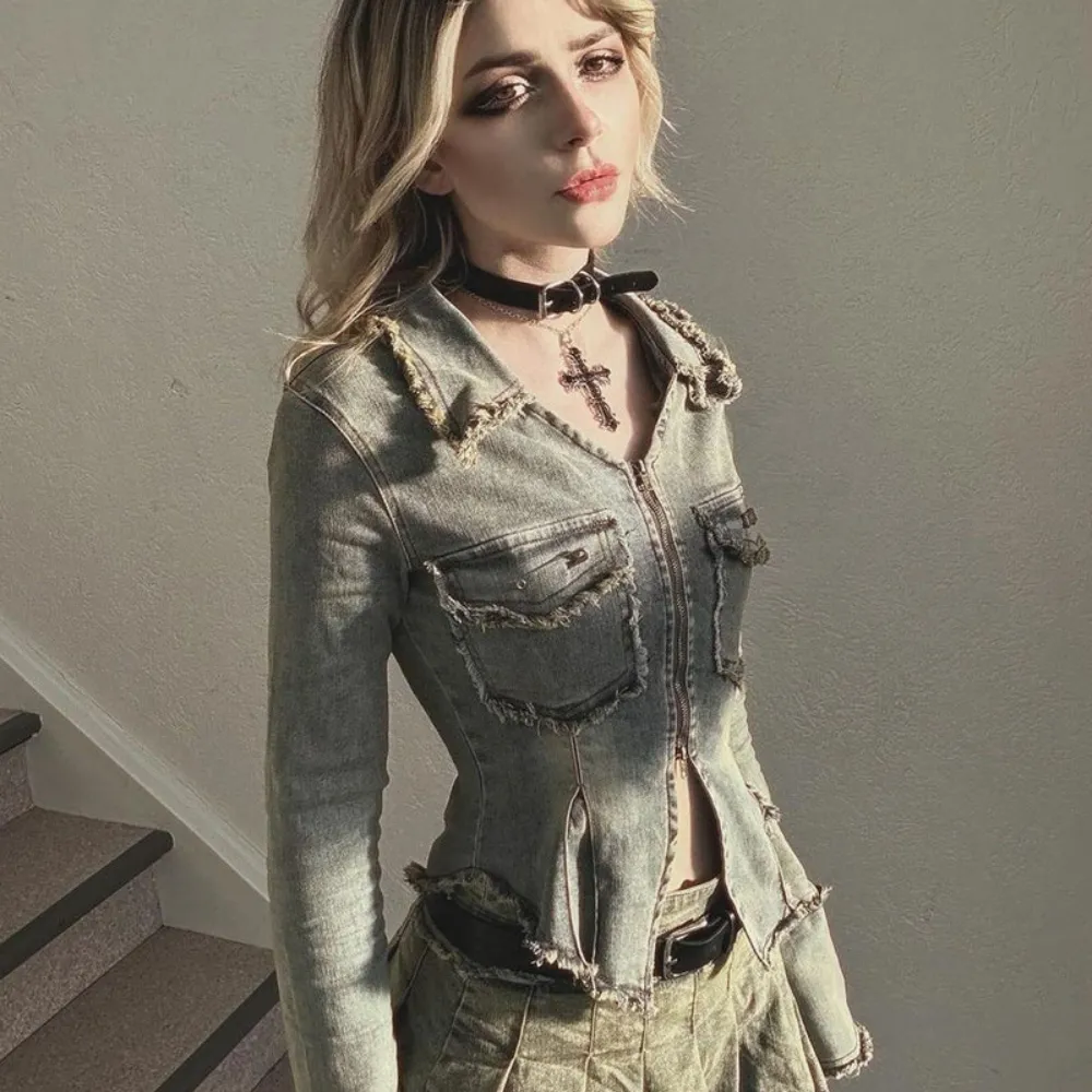 Playful Denim Jacket