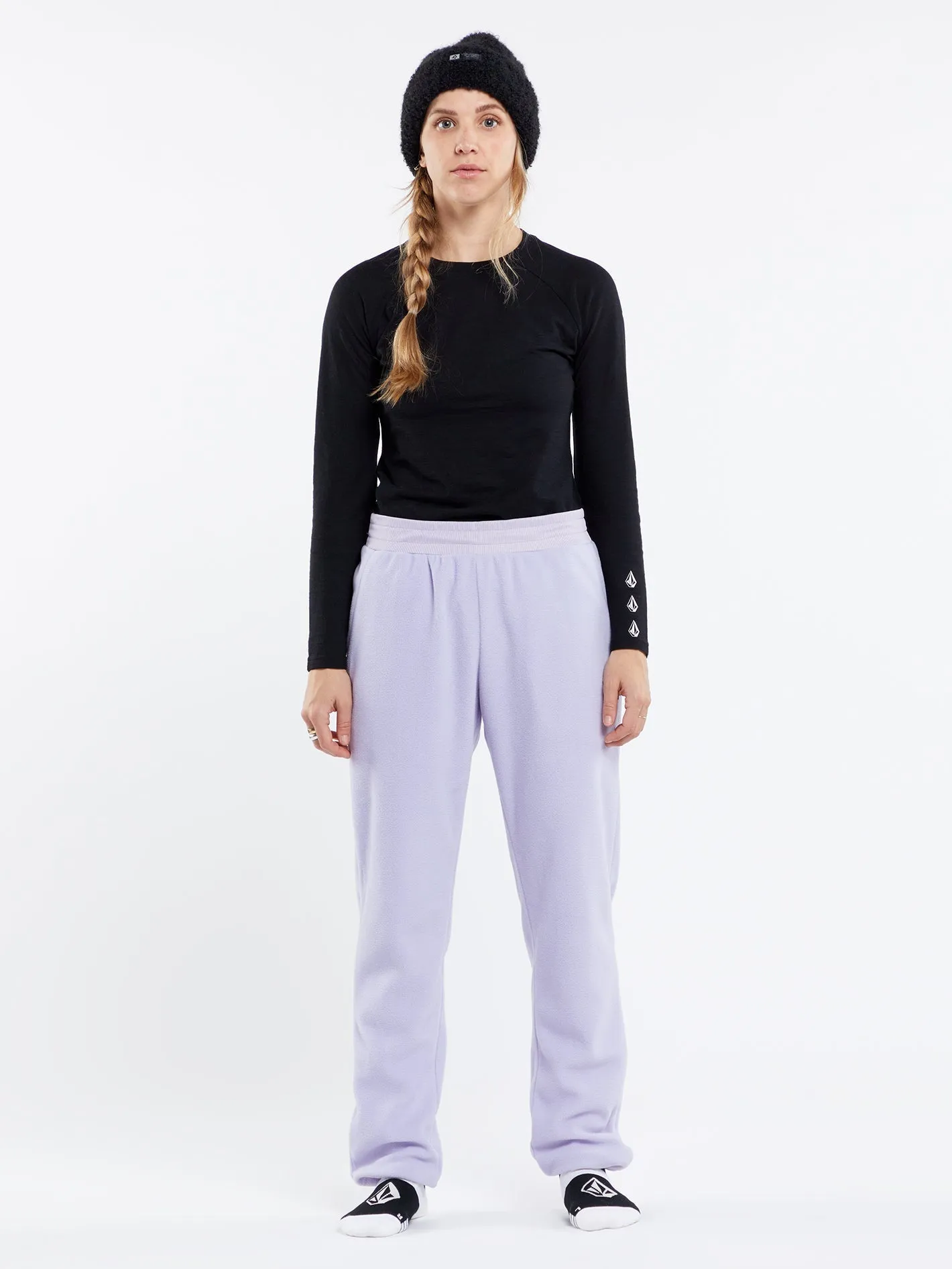 Polar Fleece Trousers - LILAC ASH
