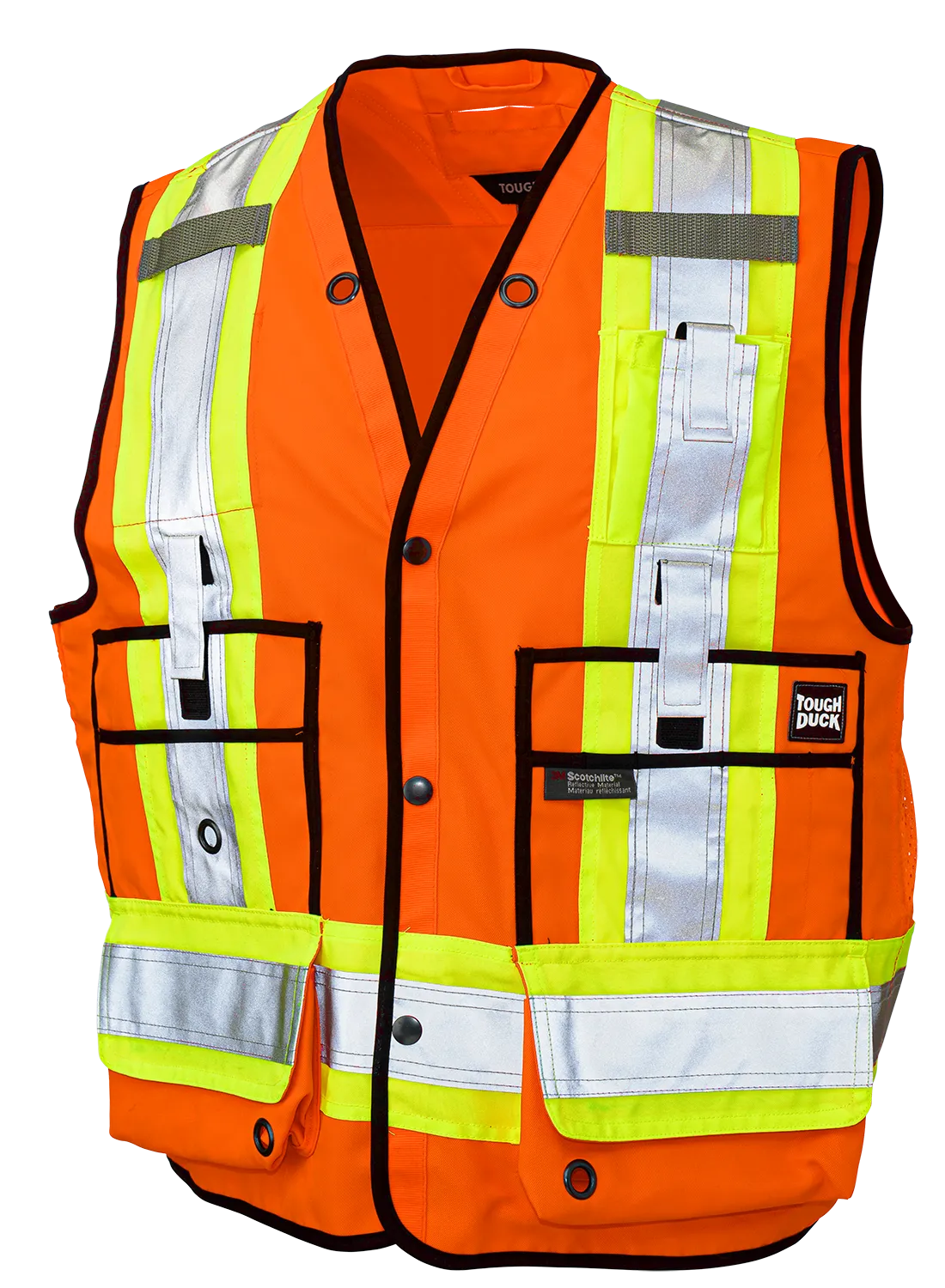 Poly Twill Surveyor Safety Vest By Tough Duck - Style S313