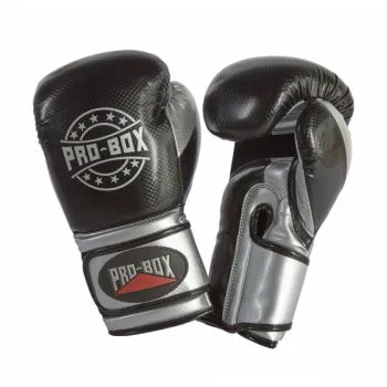 PRO BOX JUNIOR CHAMP SPAR VELCRO-BLACK/SILVER