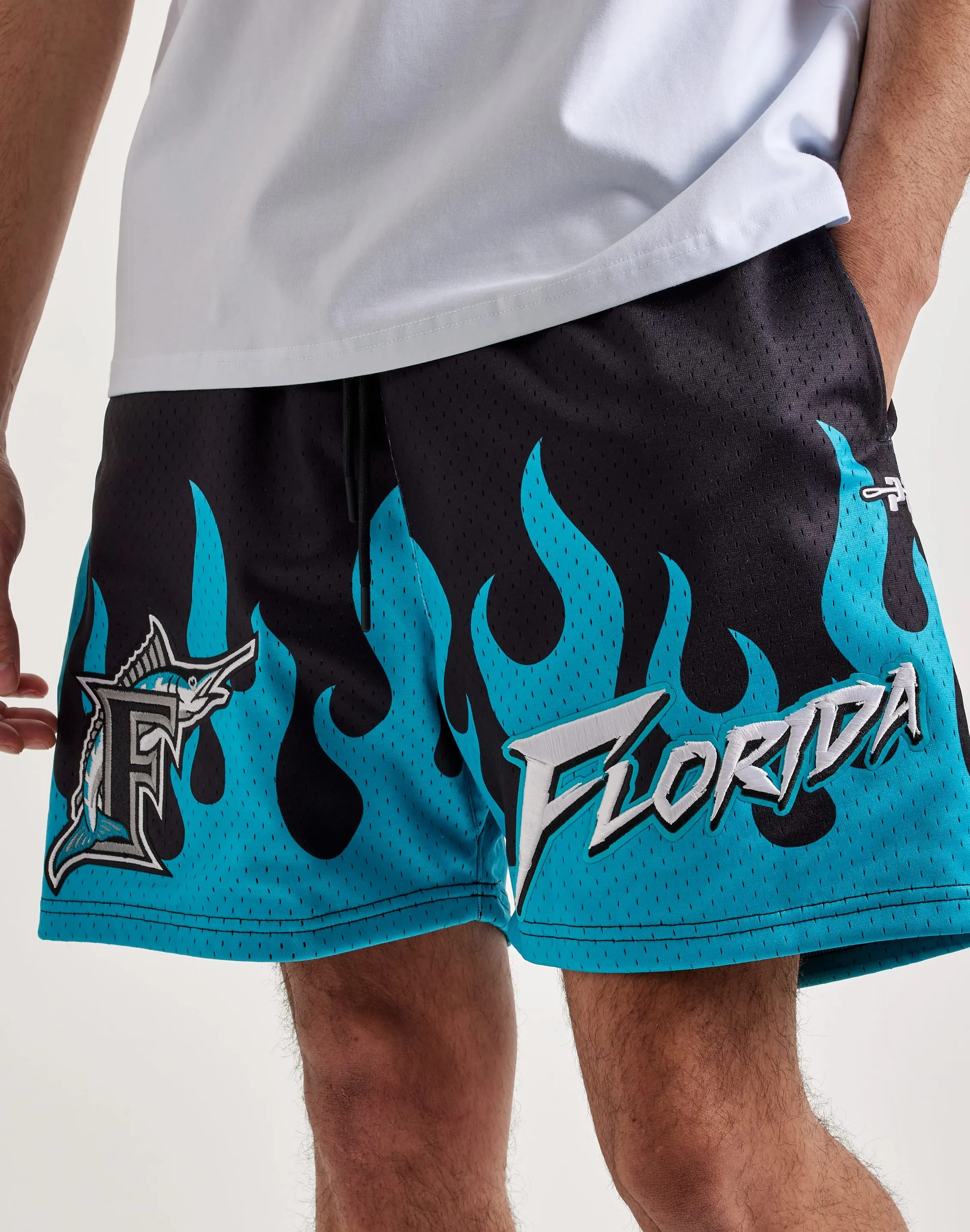 Pro Standard Florida Marlins Flame Shorts