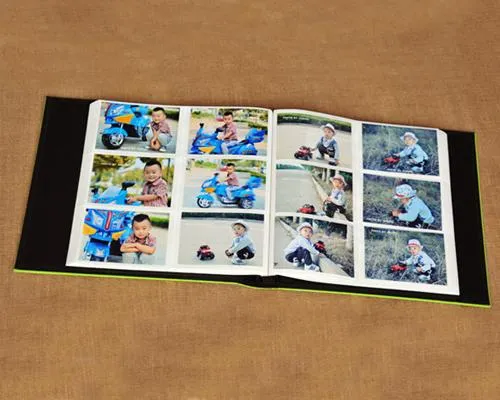 PU Leather Photo Album for Fujifilm Instax Wide 210/200/300 Film-Green