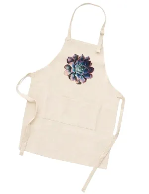 Purple Succulent Apron, College Student Gift,Mother's Day Gift, Christmas Gift