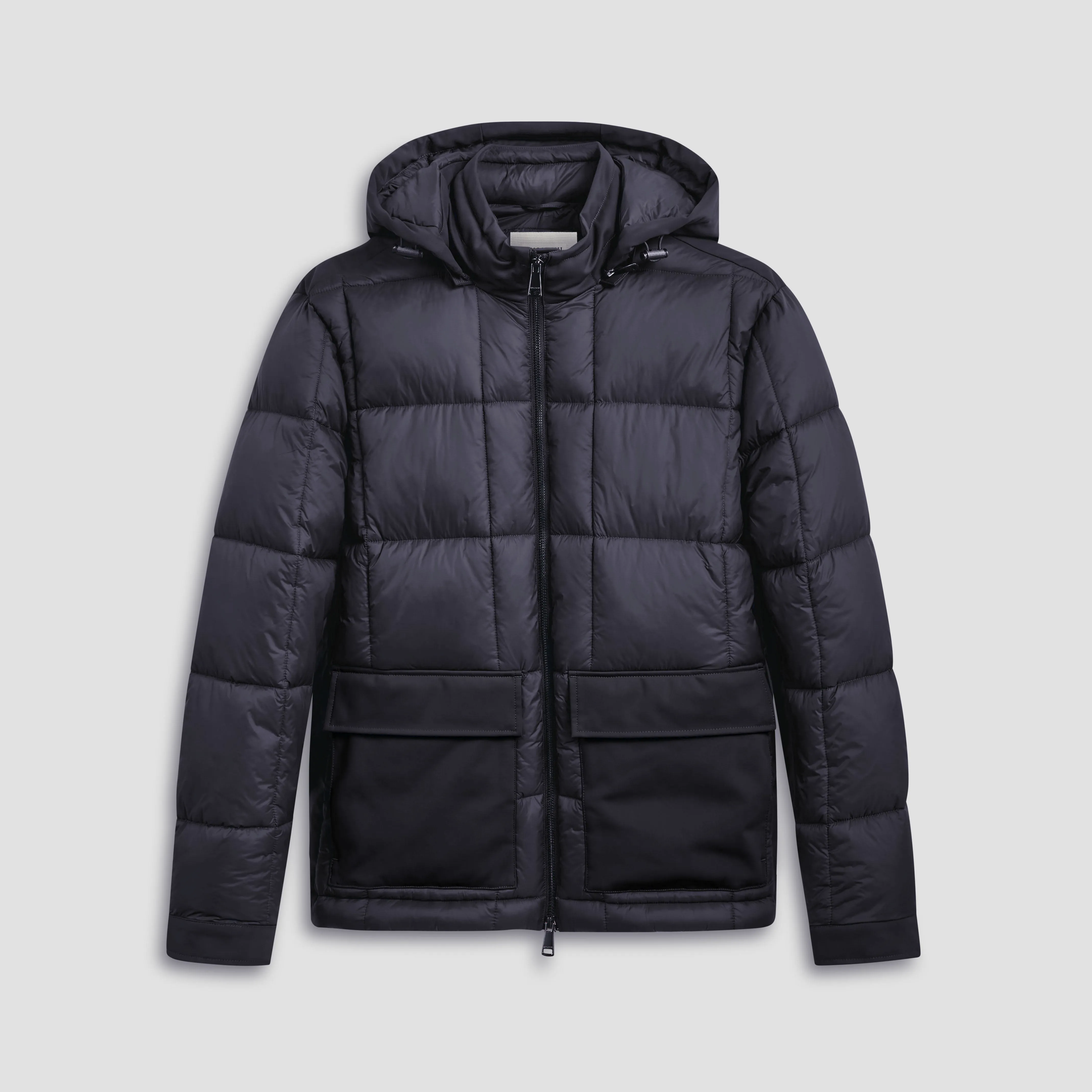 Quilted Anorak Jacket With Detachable Hood