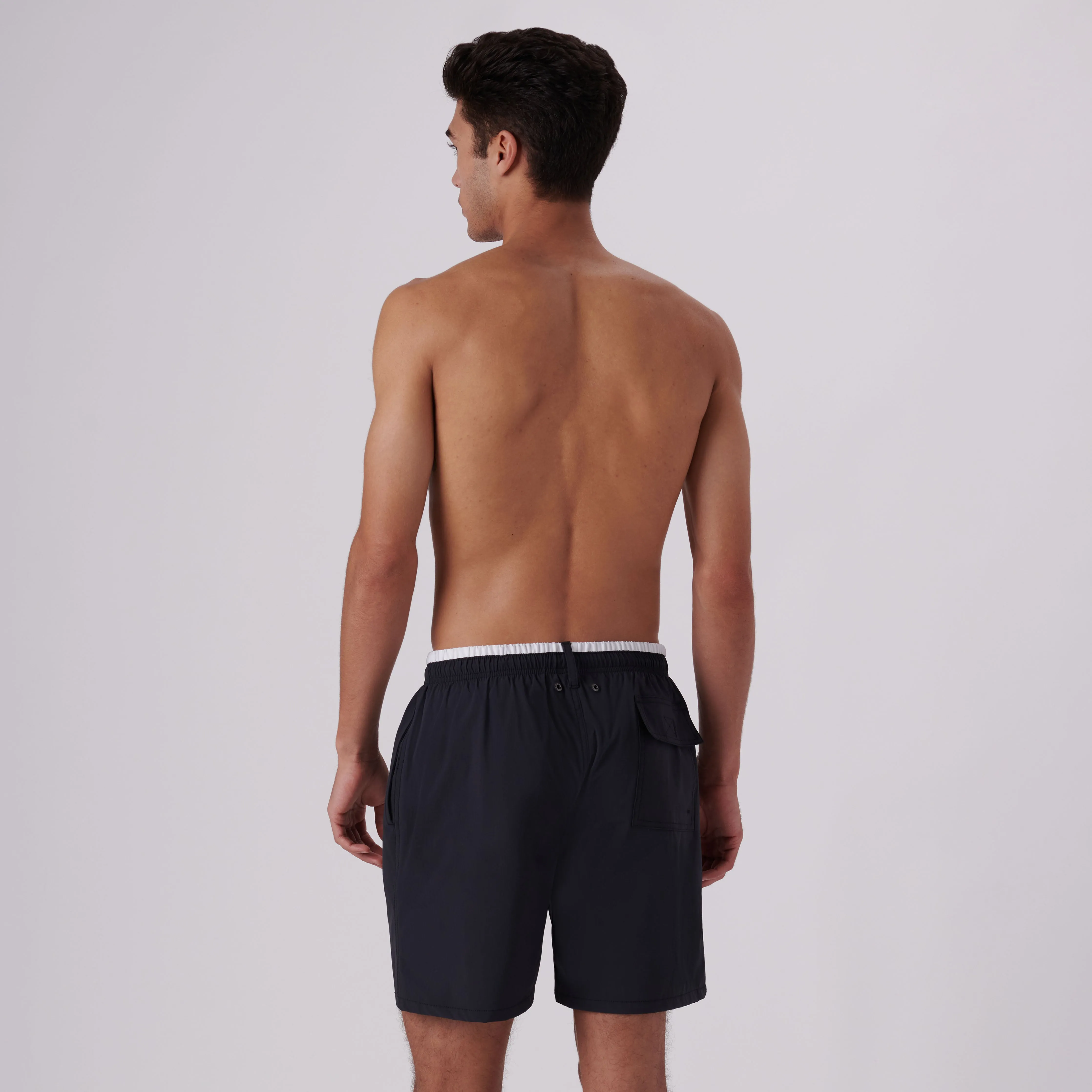 Quinn Solid Swim Trunks