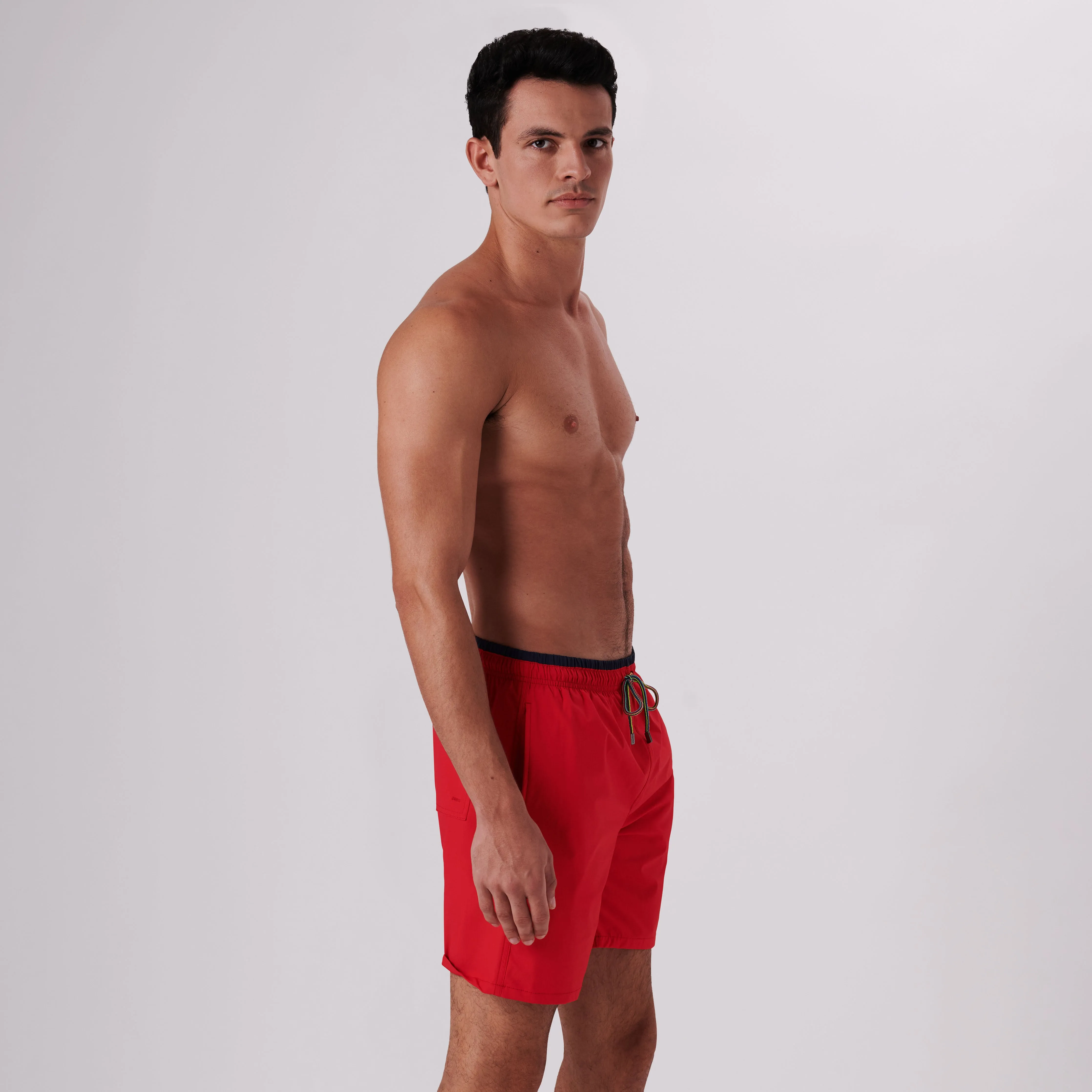 Quinn Solid Swim Trunks