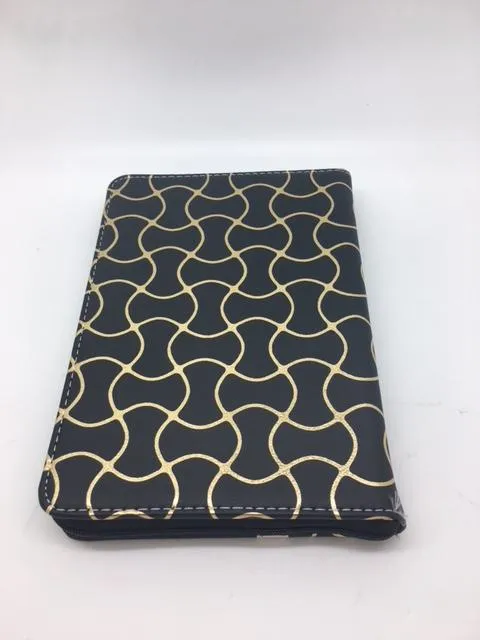 "Faith,Love & Amazing Grace" Zippered Journal with Scripture Passage Pages Teal-Green (Psalms 94:19)