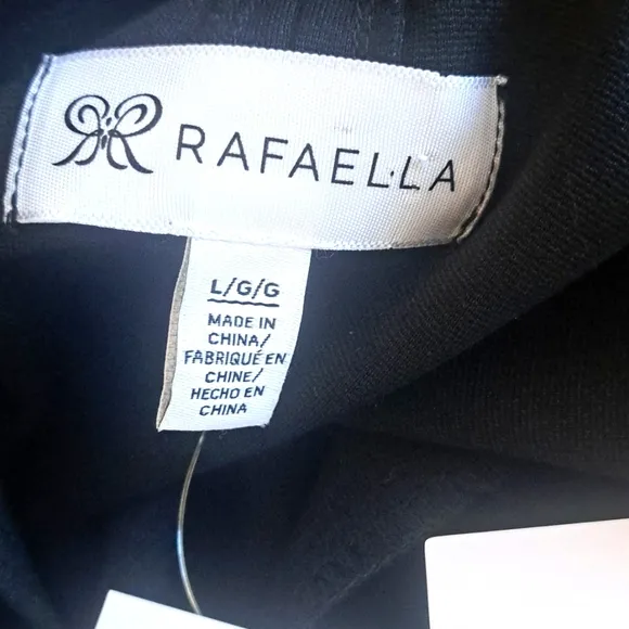 RAFELLA OPEN FRONT JACKET.  OVERSIZED LARGE