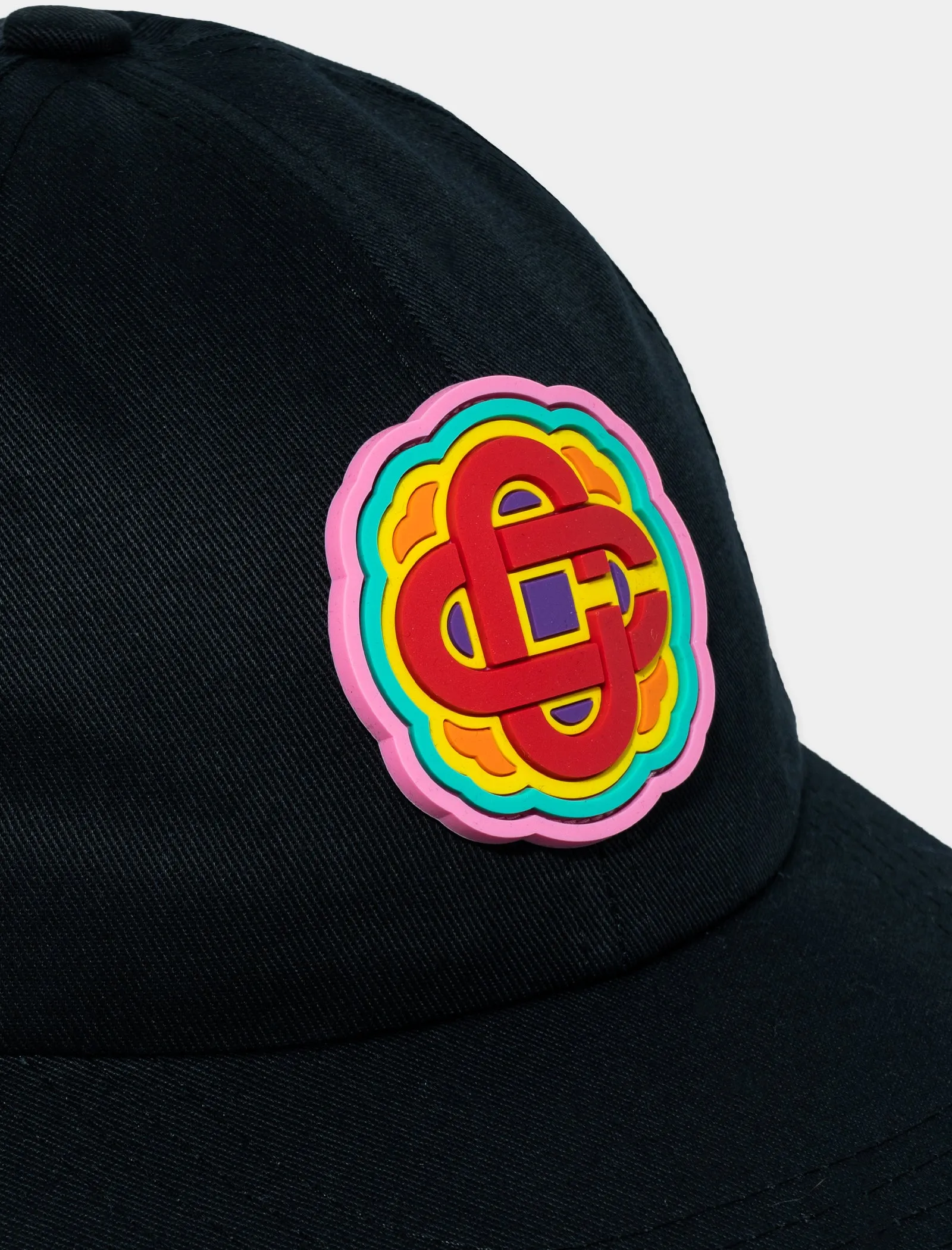 RAINBOW MONOGRAM PATCH CAP