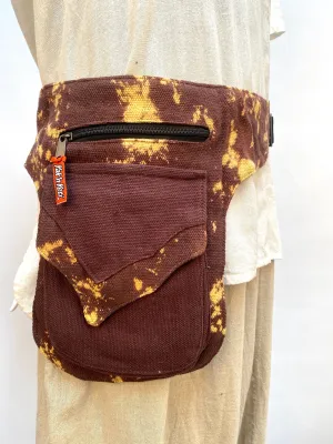 Random tie- dyed hip bag