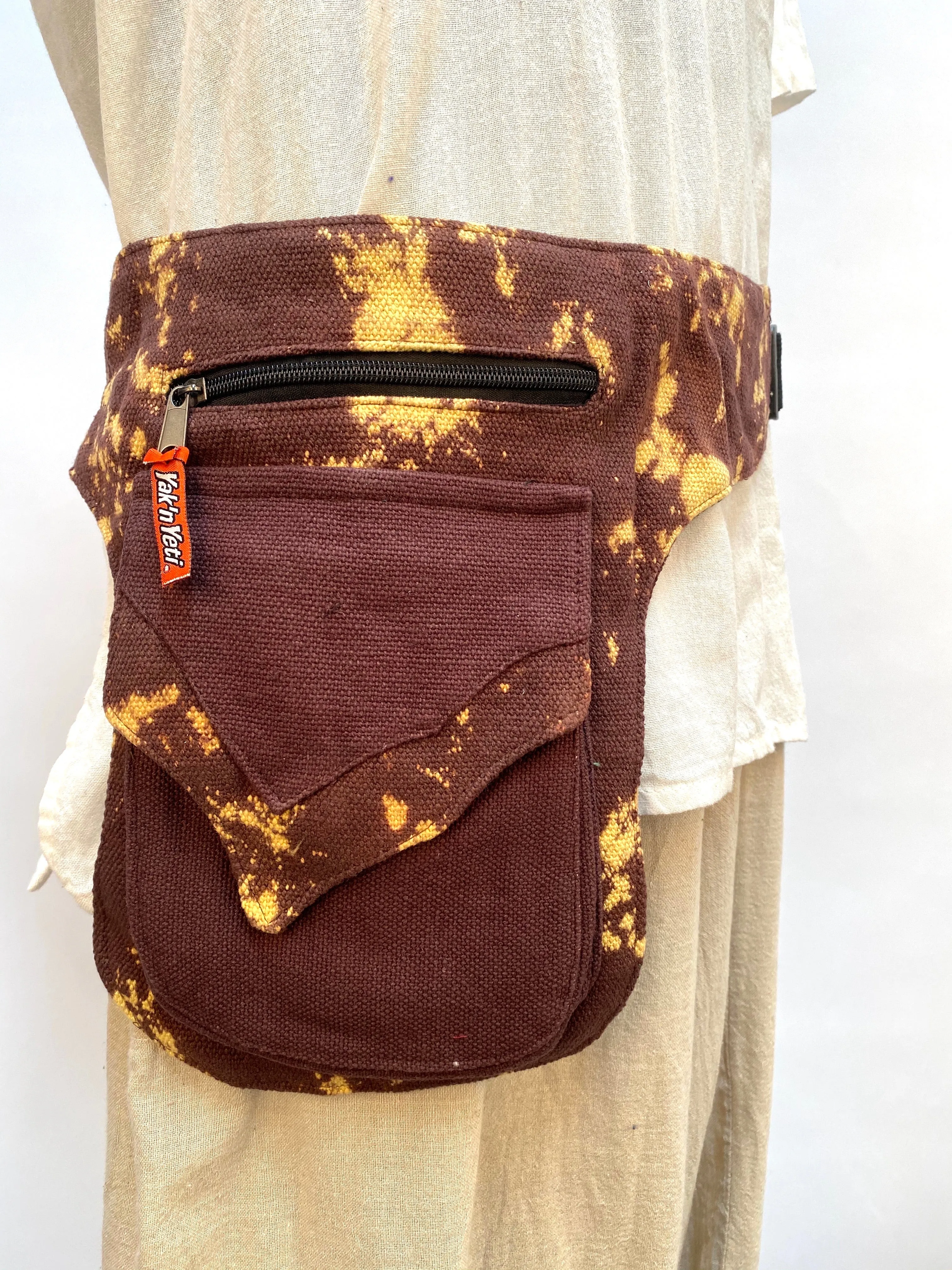 Random tie- dyed hip bag