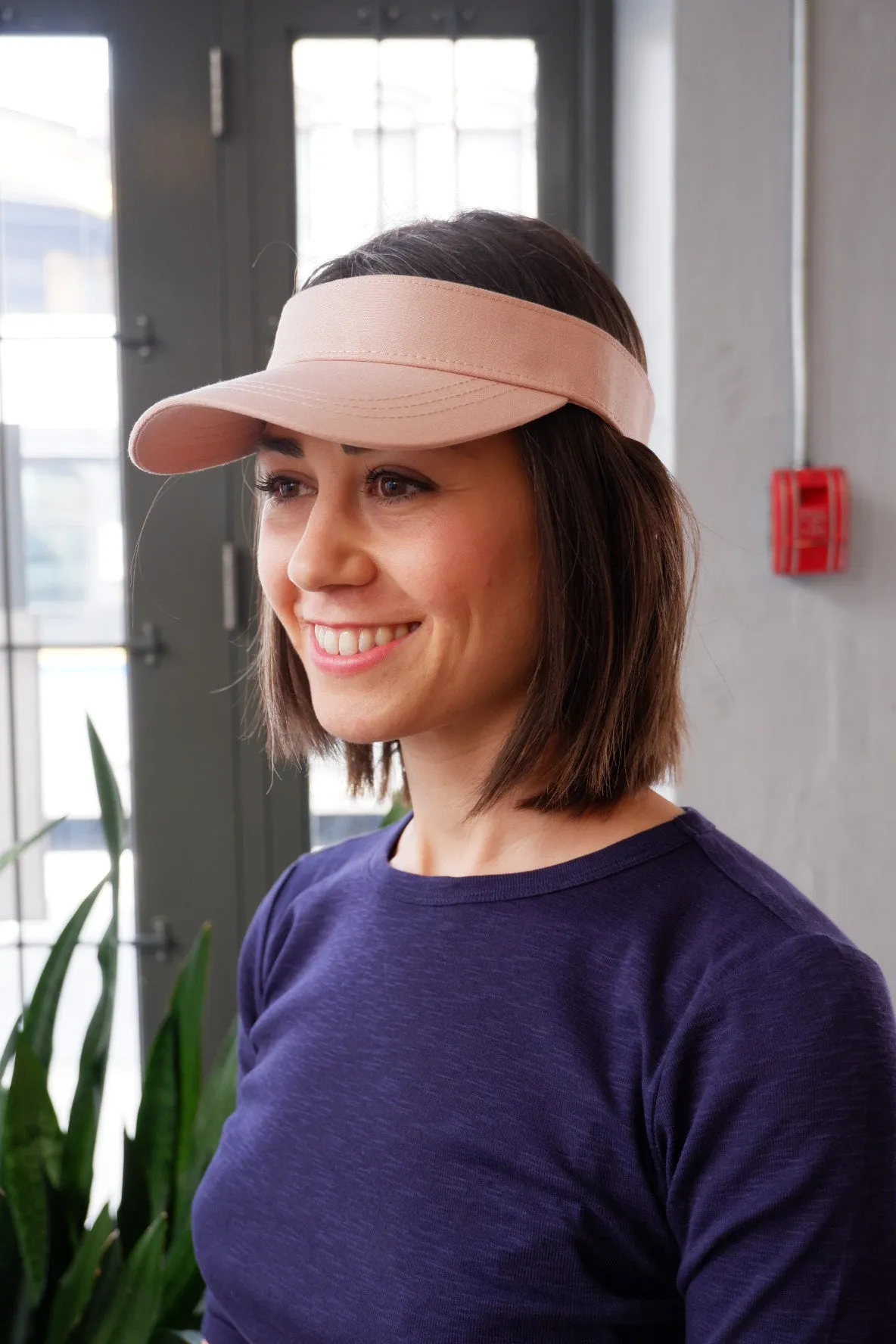 Rhonda Bow Visor - Pink