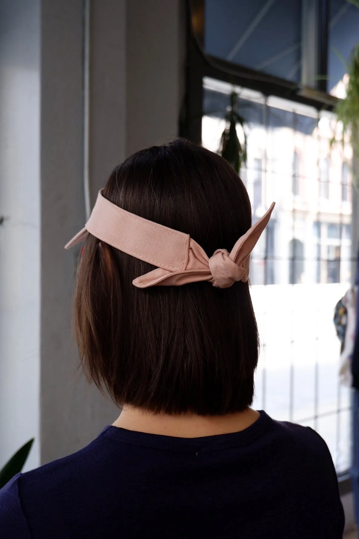 Rhonda Bow Visor - Pink