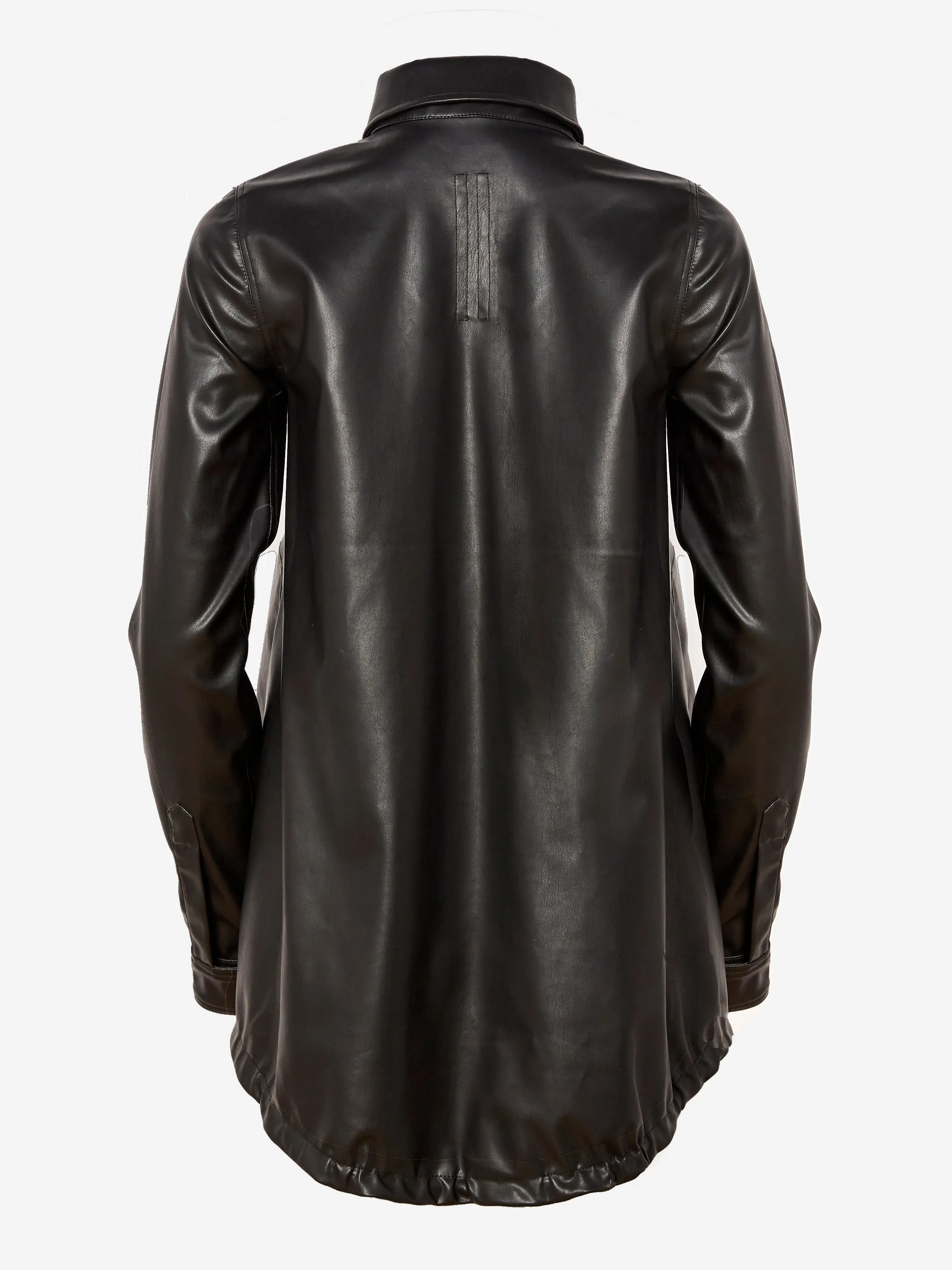 RICK OWENS FAUX LEATHER JACKET