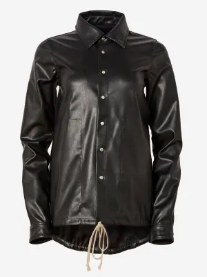 RICK OWENS FAUX LEATHER JACKET