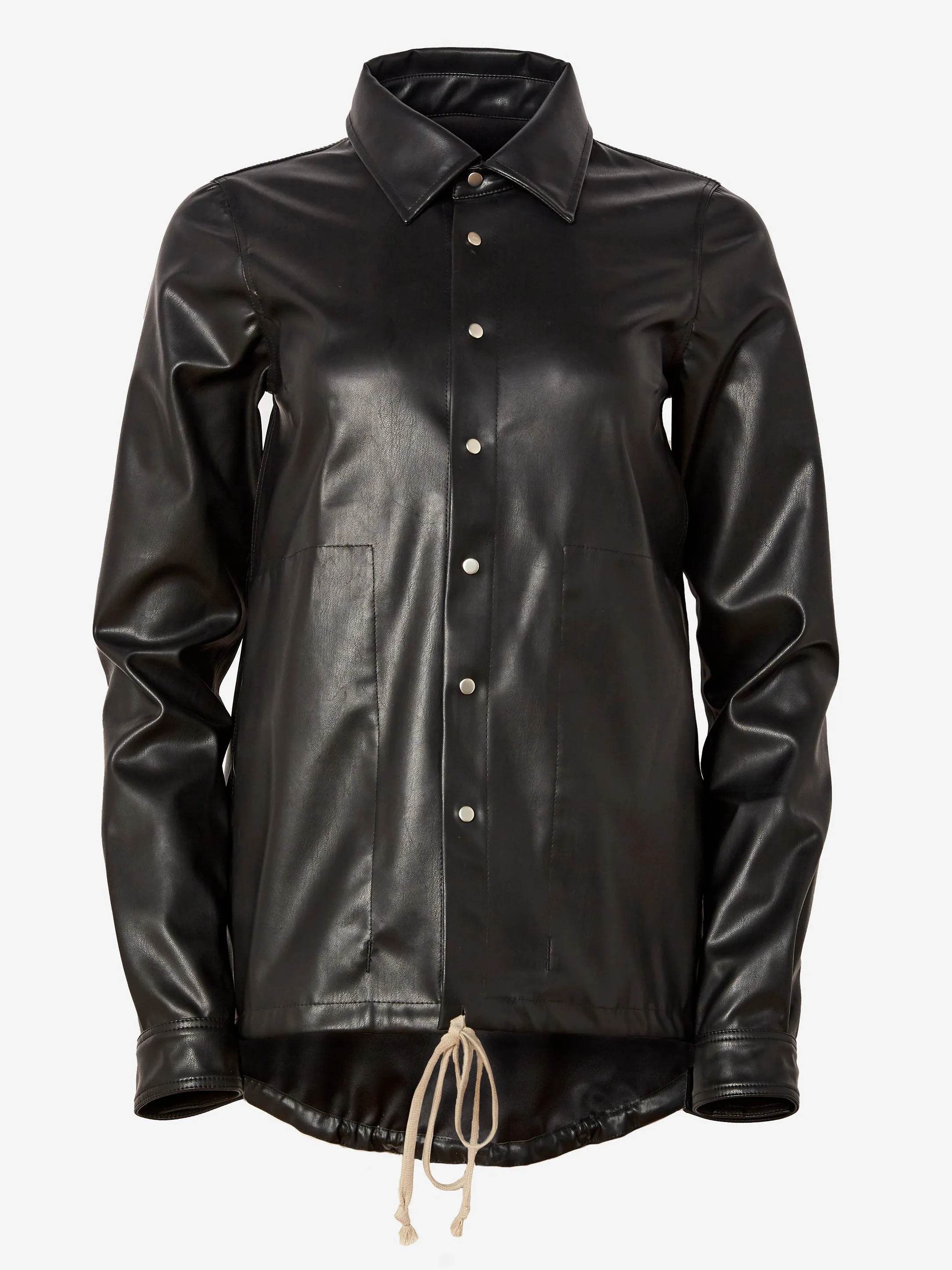 RICK OWENS FAUX LEATHER JACKET