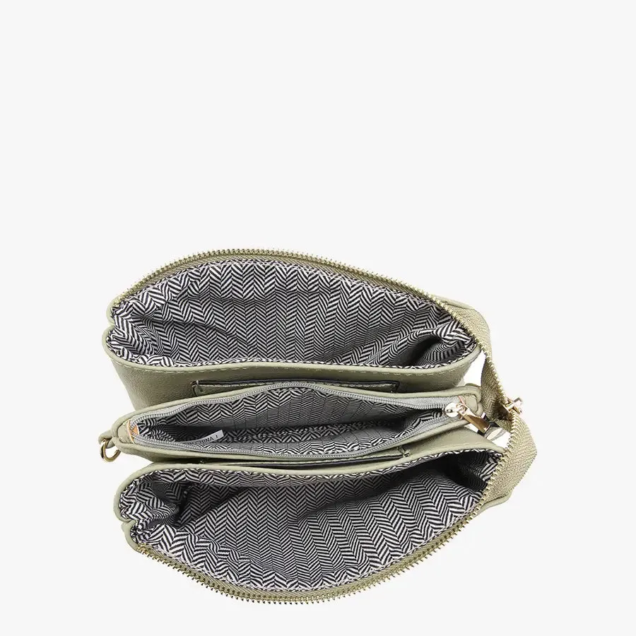 Riley Crossbody Wristlet Indigo