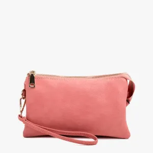 Riley Crossbody Wristlet Peach