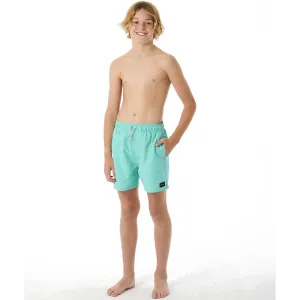 Rip Curl Boys Offset Volley Boardshorts - Aqua