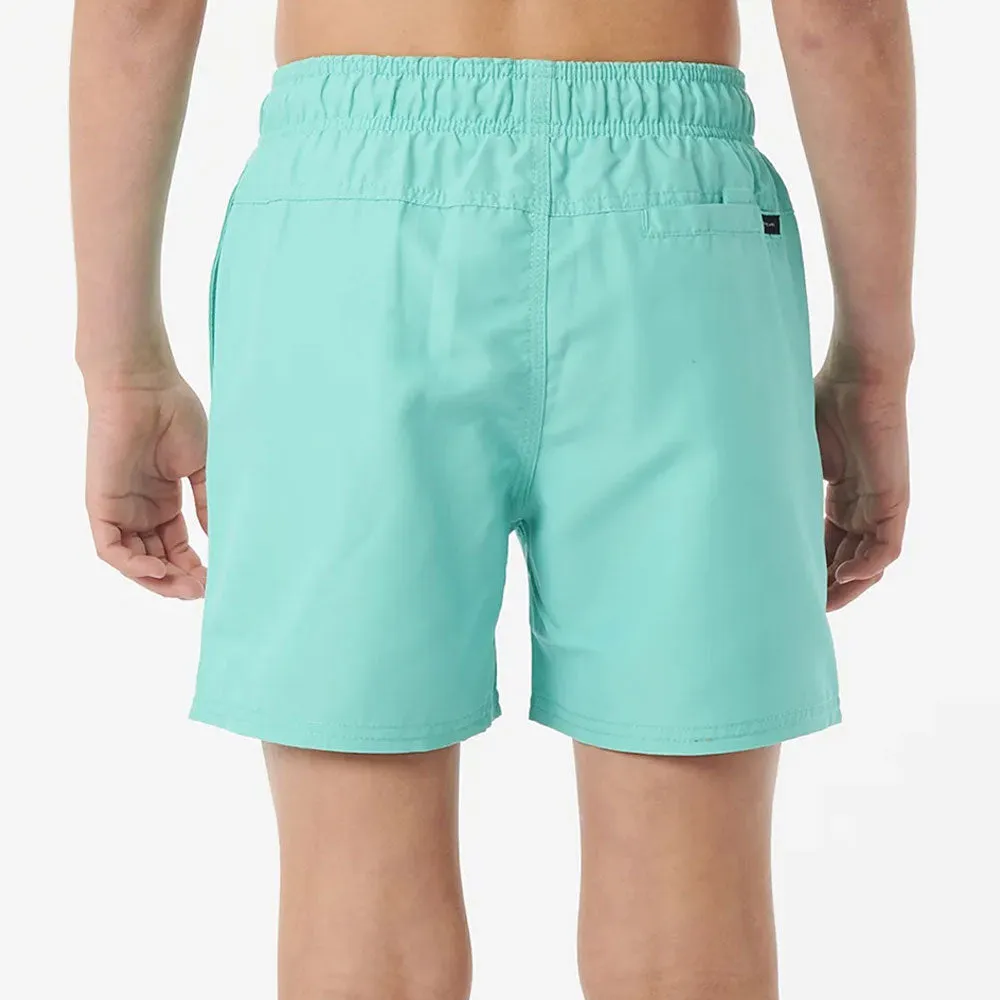 Rip Curl Boys Offset Volley Boardshorts - Aqua