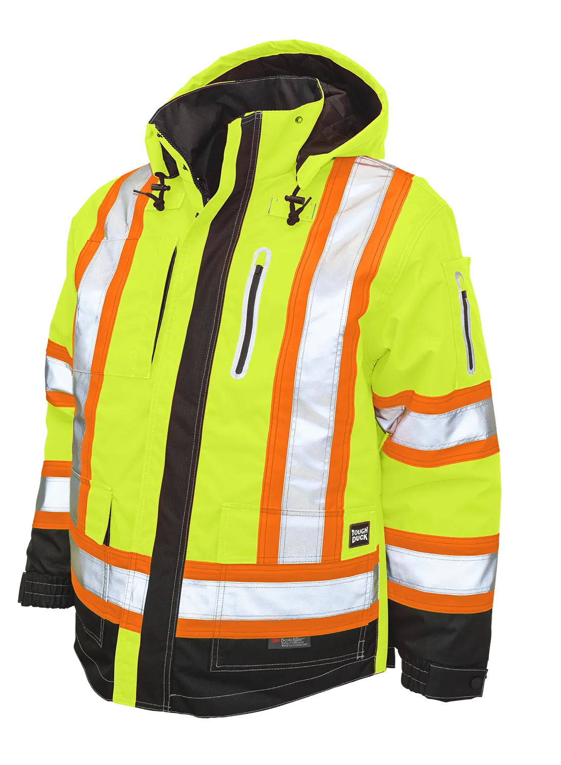 Ripstop 4-In-1 Safety Jacket by Tough Duck - Style S187