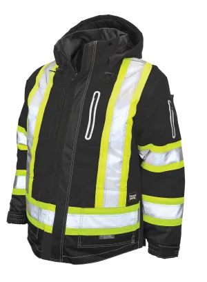 Ripstop 4-In-1 Safety Jacket by Tough Duck - Style S187