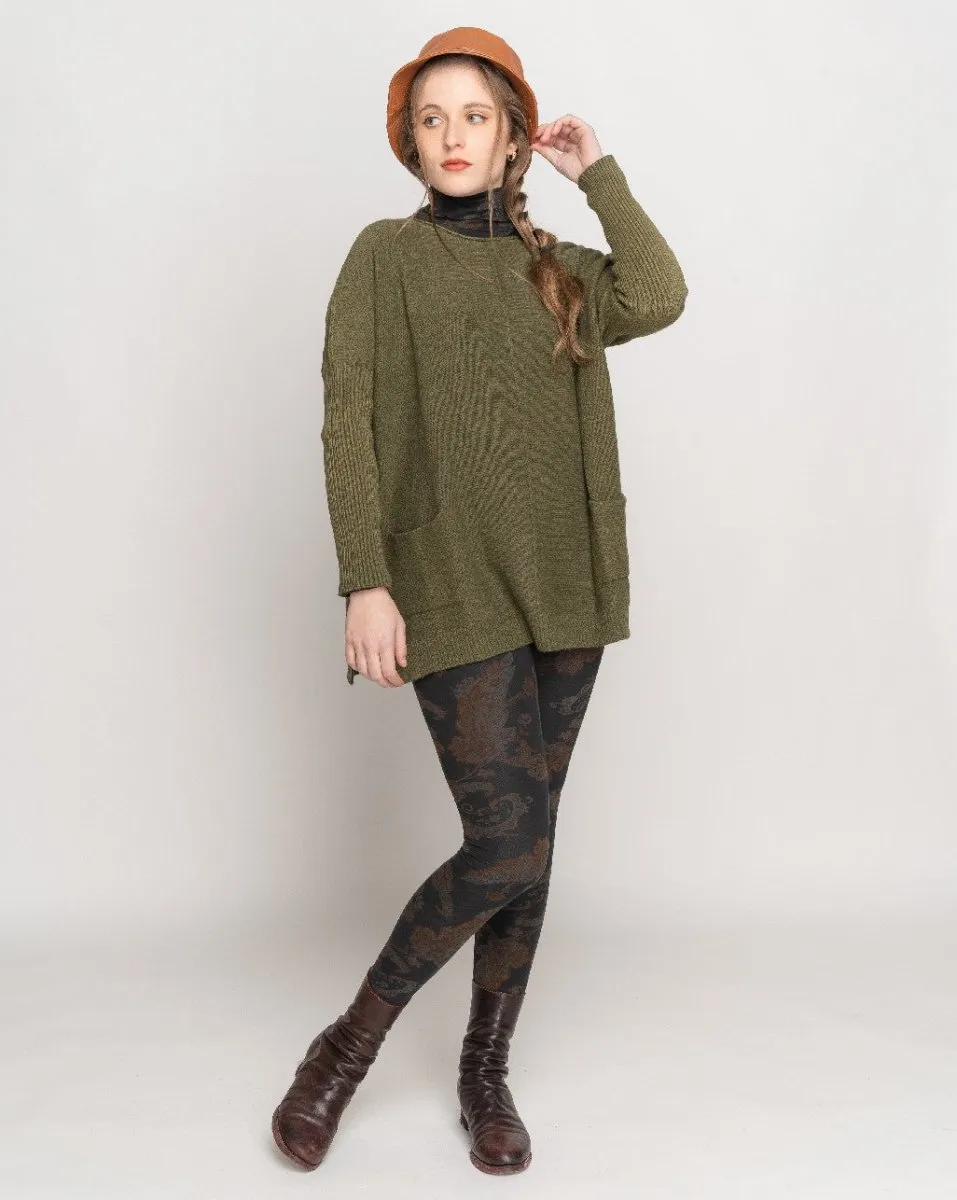 Rolled Pocket Sweater