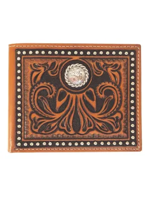 Roper Bi-Fold Tooled Leather Wallet