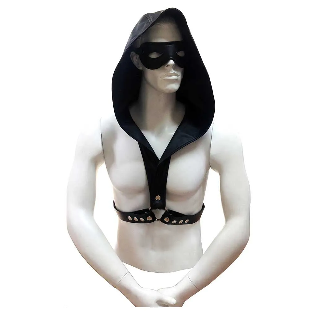Rouge Leather Hoodie Harness