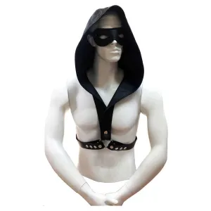 Rouge Leather Hoodie Harness