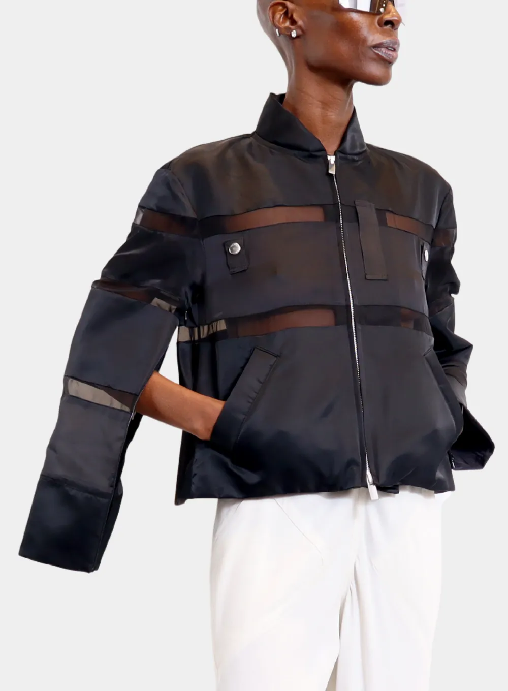 SACAI | Nylon Twill Mix Blouson