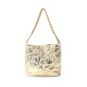Sack Purse - Gold/Wht