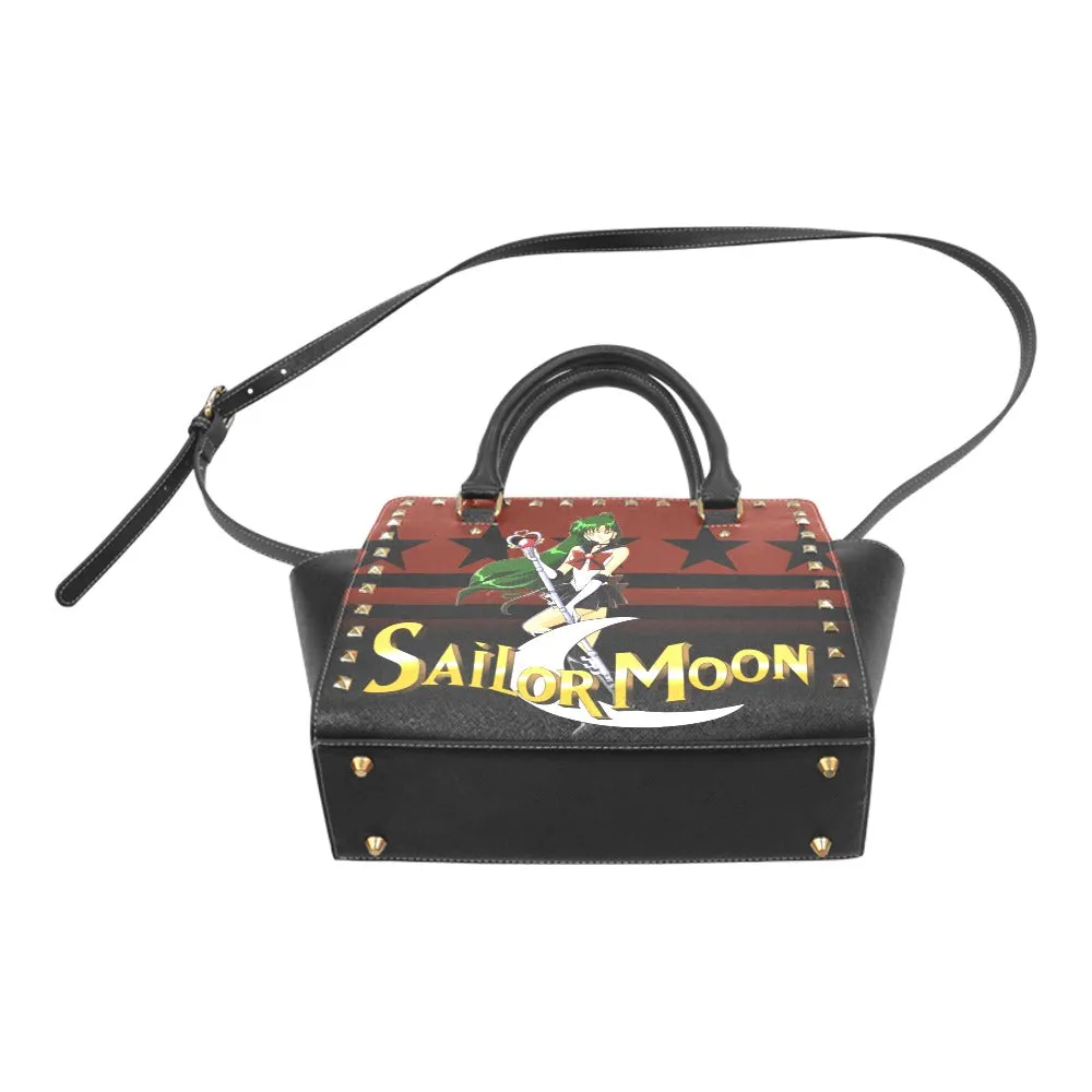 Sailor Pluto Rivited Shoulder Handbag