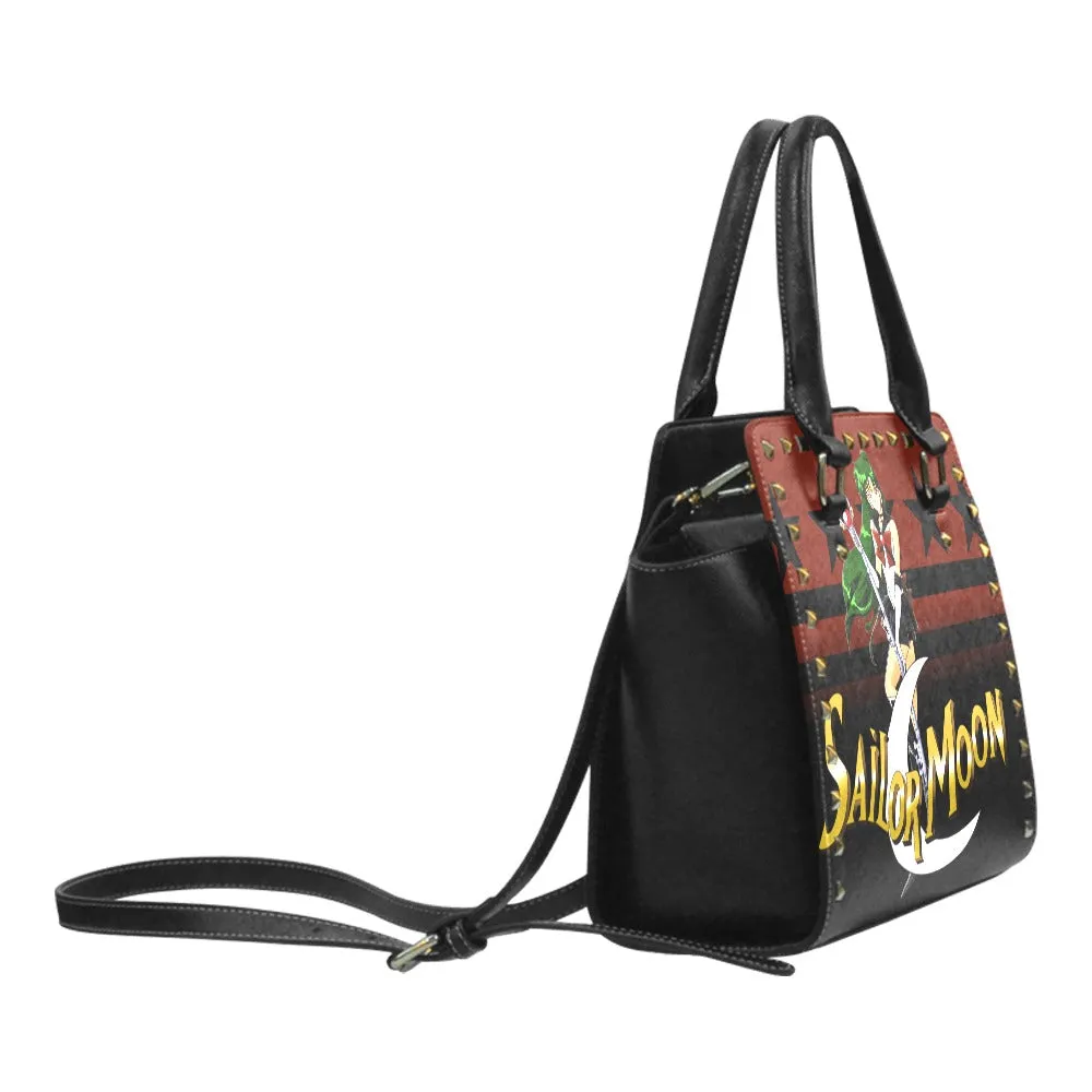 Sailor Pluto Rivited Shoulder Handbag